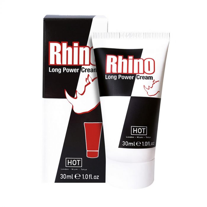 Hot Rhino Long power cream 1 Krema za daljšo erekcijo Rhino Long power