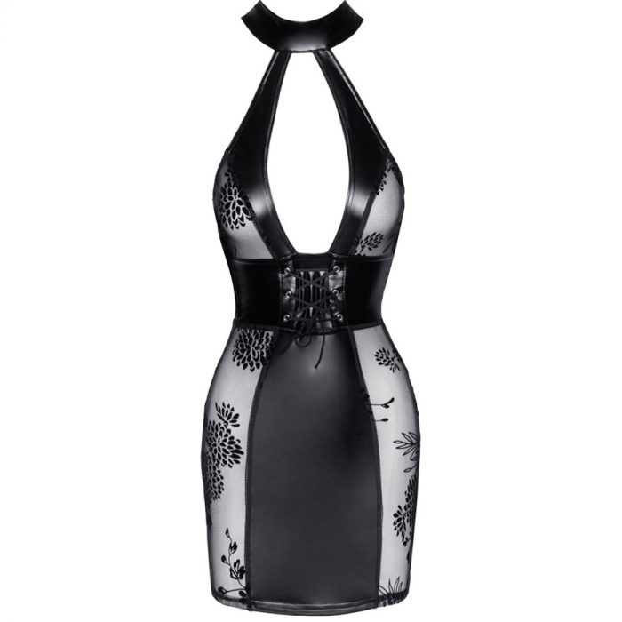 Noir Handmade Obleka s cipko 4