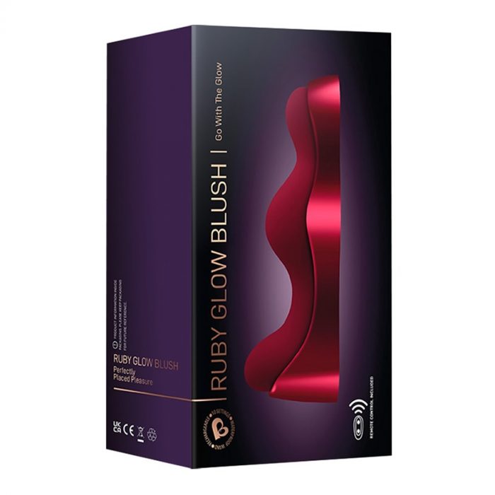Saddle vibrator and pleasure wand Ruby Glow blush 9