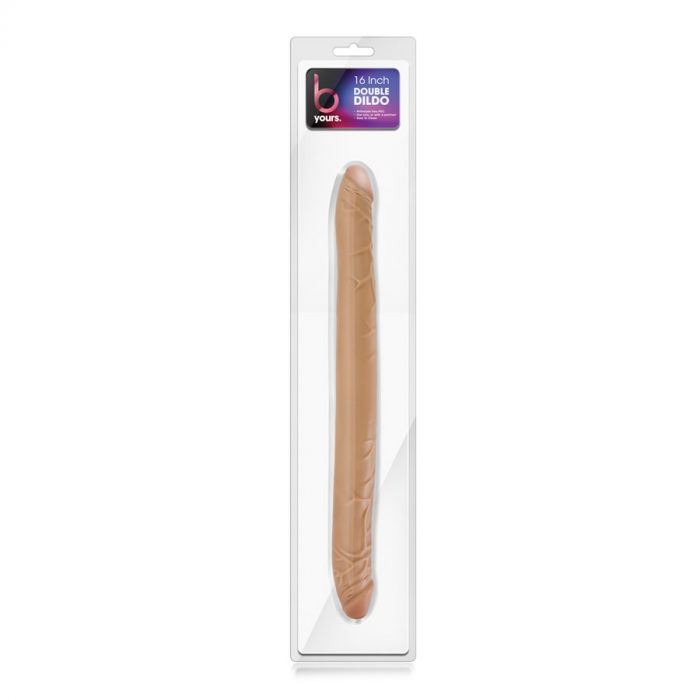 B YOURS 18INCH DOUBLE DILDO LATIN 2 B Yours double dildo 45 cm nude