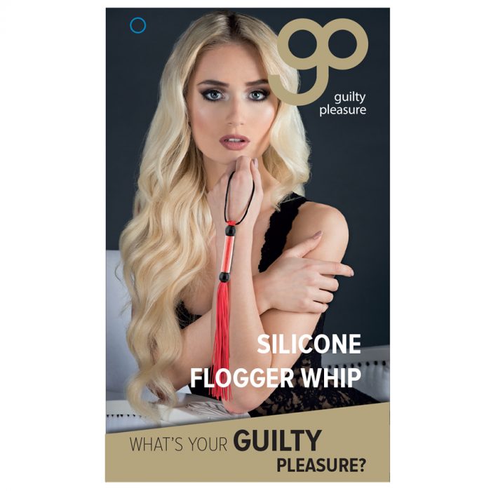 Bič s silikonskimi resicami Guilty pleasure
