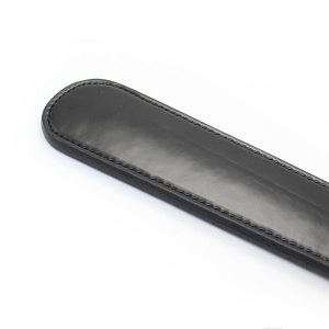 Bič za šeškanje Long Fetish paddle črn