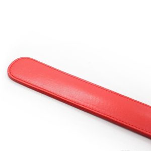 Bič za šeškanje Long Fetish paddle rdeč