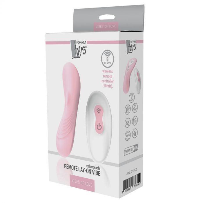 Lay-on vibrator z daljincem Dream Toys pink 3 Lay-on vibrator z daljincem Dream Toys