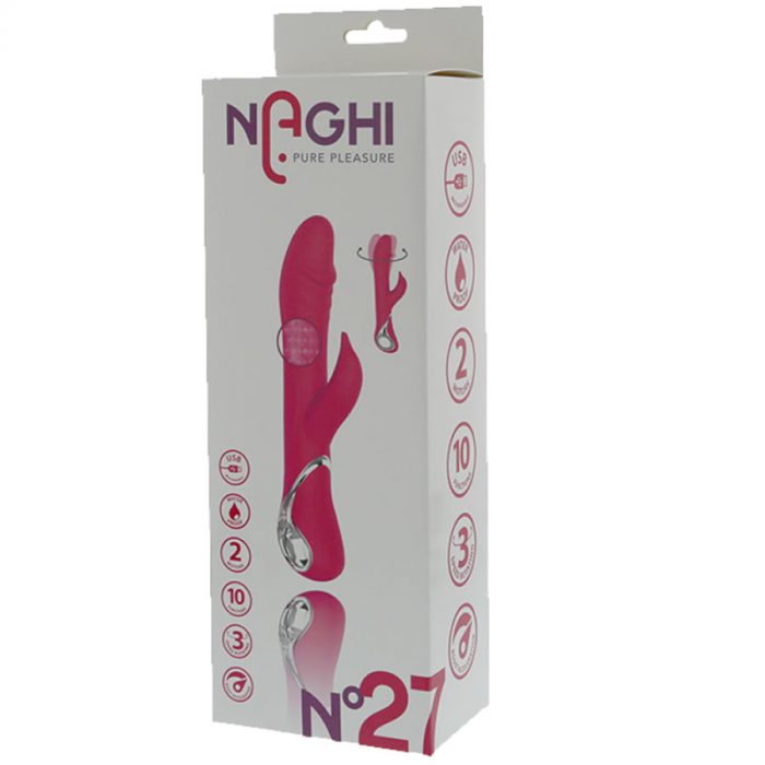 Rabbit pearl vibrator Naghi No27 2 Rabbit vibrator s perlami Naghi No27