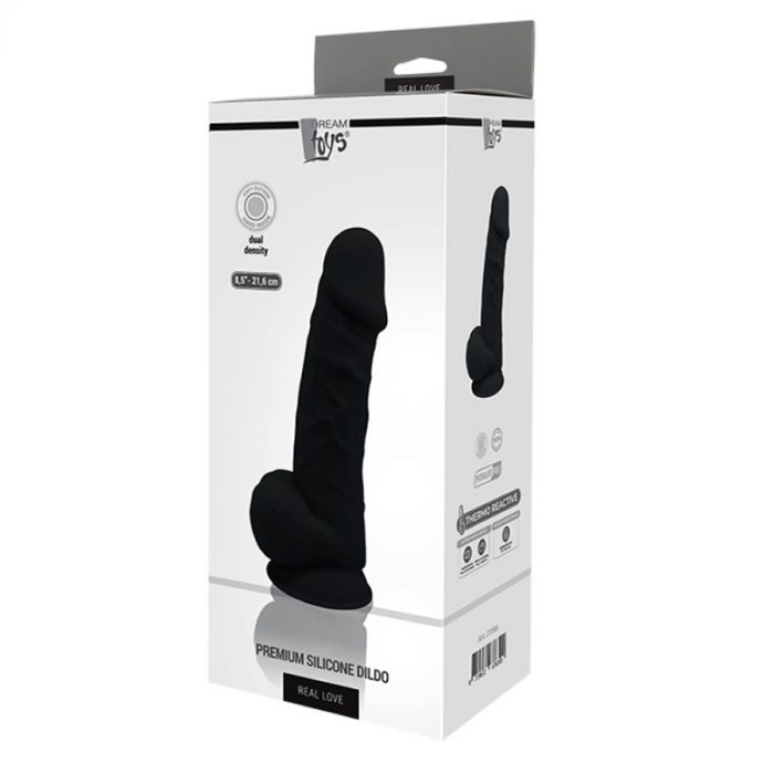 Dream Toys Real Love 8.5" dildo črn