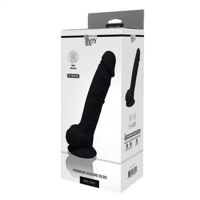 Dream Toys Real Love 9" dildo črn