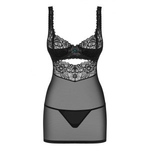 Obsessive neglize z odprto kosarico 867-CHE-1_5 Obsessive negliže