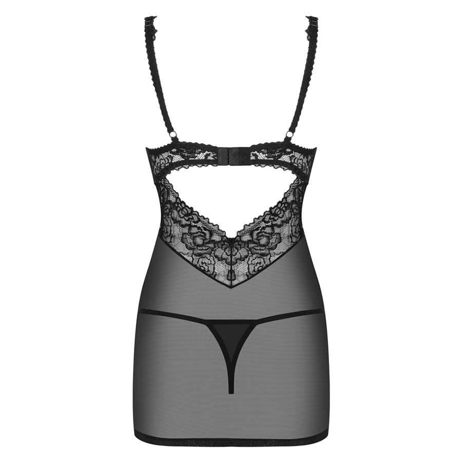 Obsessive neglize z odprto kosarico 867-CHE-1_6 Obsessive negliže