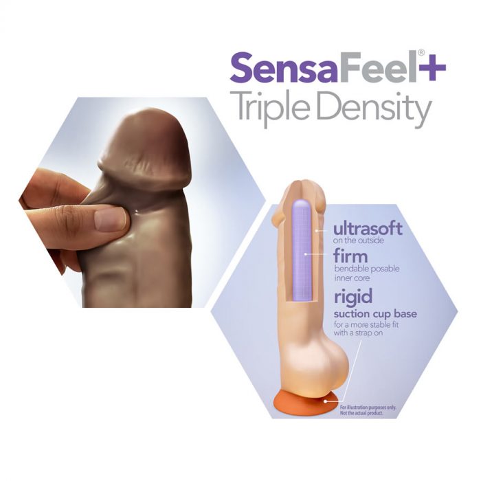 Dildo Dr Skin posable plus chocholate