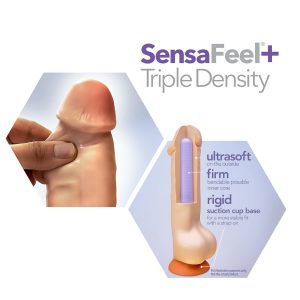 Dr Skin Posable dildo plus 8 squeezable balls