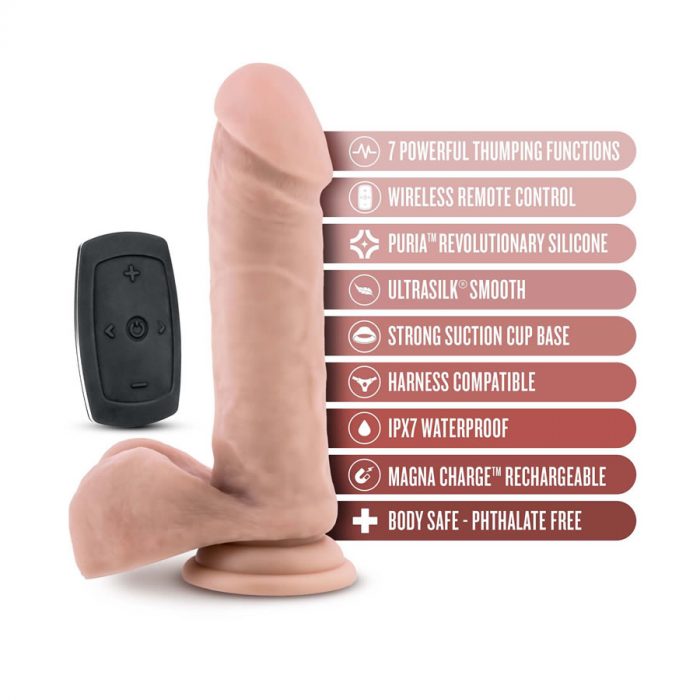 Dr Skin Dr Dylan dildo z daljincem