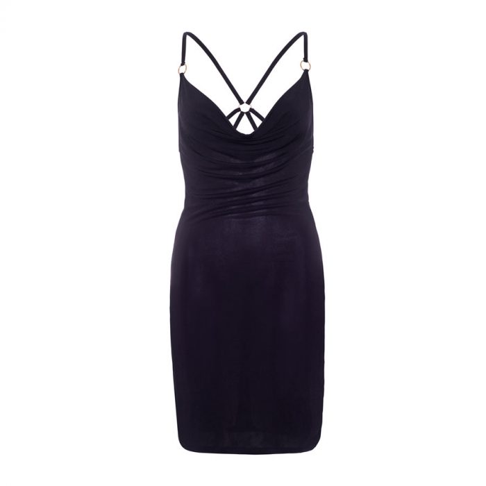 Leg Avenue mini obleka Slinky low cowl LO86647_6 Dress Leg Avenue LO86647