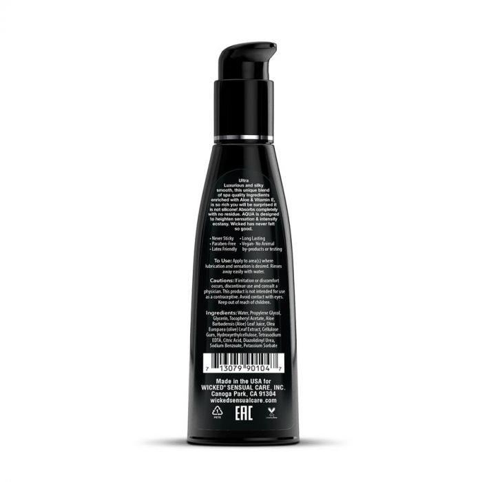 Lubrikant Wicked Aqua waterbased neutral 2 Lubrikant Wicked Aqua 120 ml