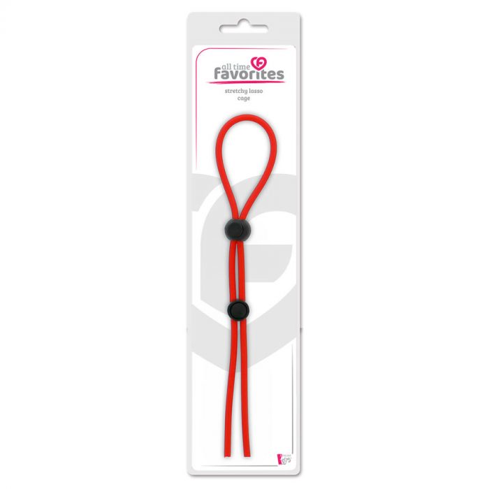 Obrocek za penis Strtchy lasso cage 3 Obroček za penis Stretchy lasso cage