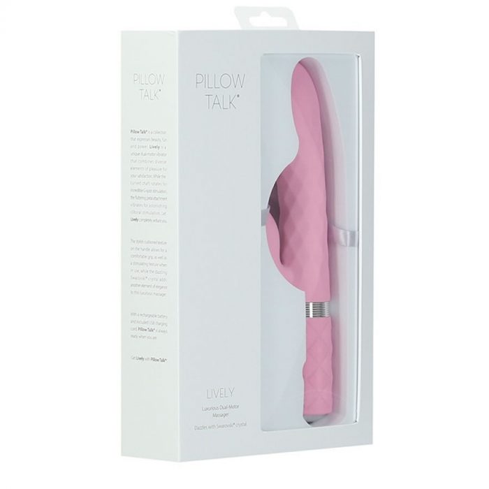 Pillow talk Lively rabbit vibrator pink 2 Pillow talk Lively