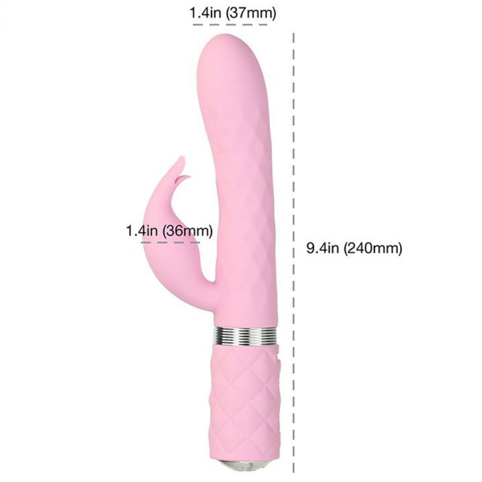Pillow talk Lively rabbit vibrator pink 8 Pillow talk Lively rabbit vibrator pink