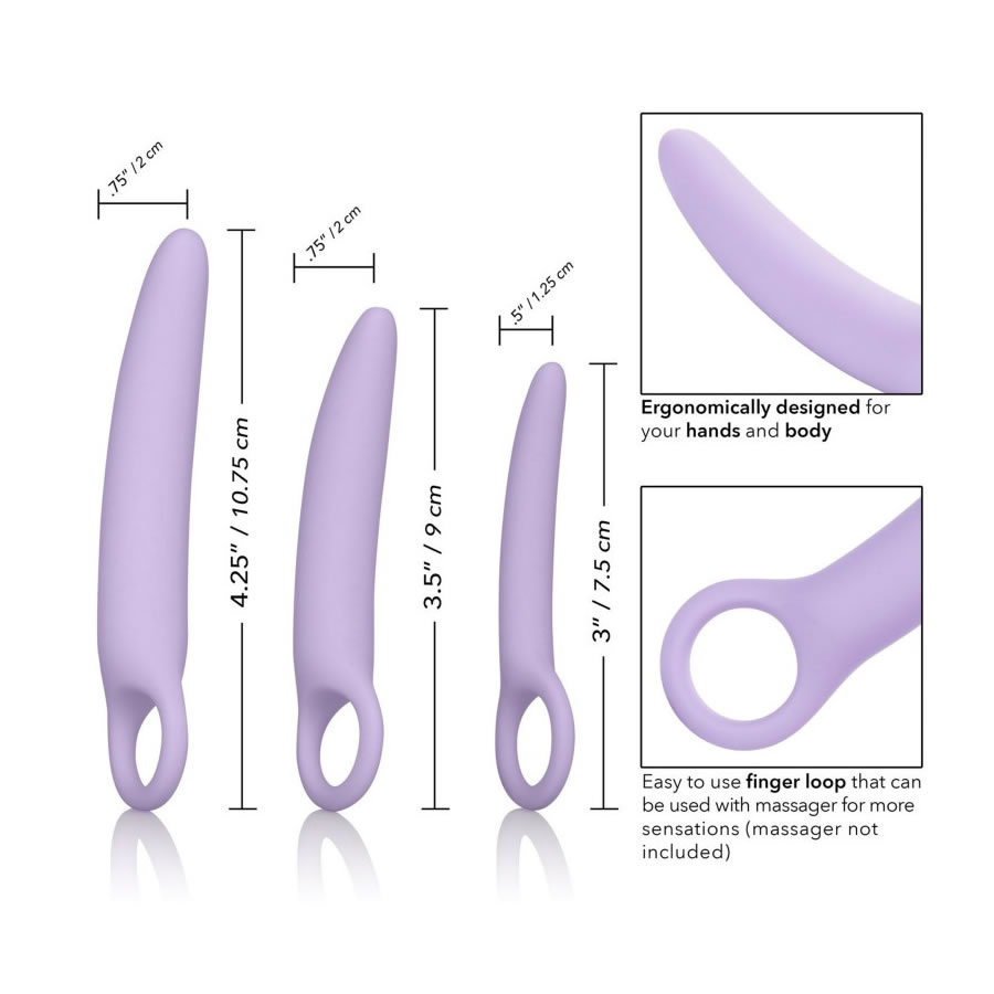 Silikonski vaginalni dilator set Alena 2 Set vaginalnih dilatorjev Alena