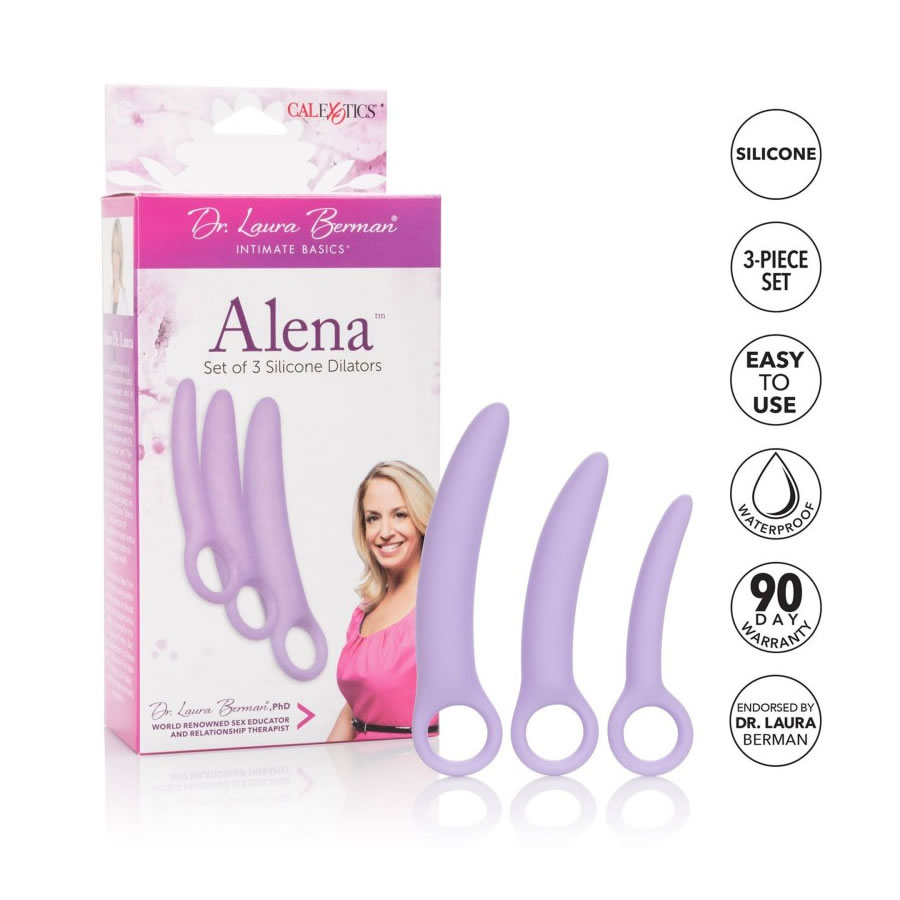 Silikonski vaginalni dilator set Alena 3 Set vaginalnih dilatorjev Alena