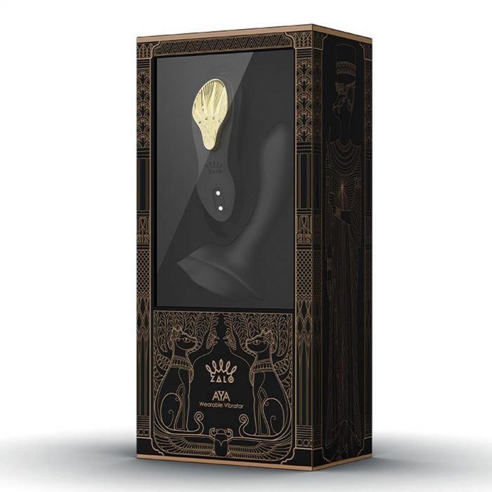 Zalo Aya wearable vibrator with remote control black7 Zalo Aya vibrator z daljincem črn