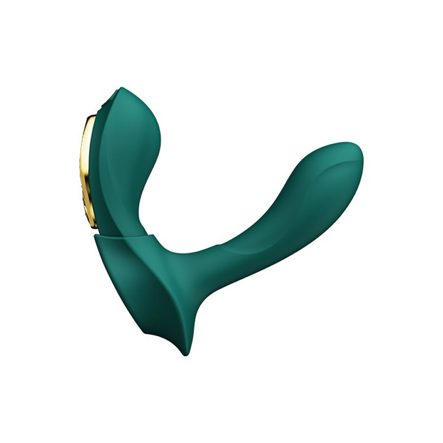 Zalo Aya wearable vibrator with remote control green 3 Zalo Aya vibrator z daljincem zelen