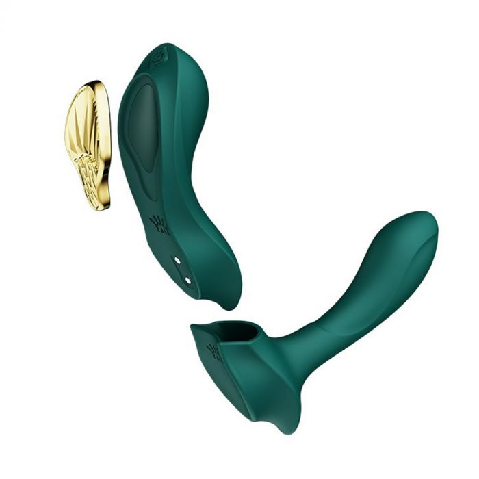 Zalo Aya wearable vibrator with remote control green 5 Zalo Aya vibrator z daljincem zelen