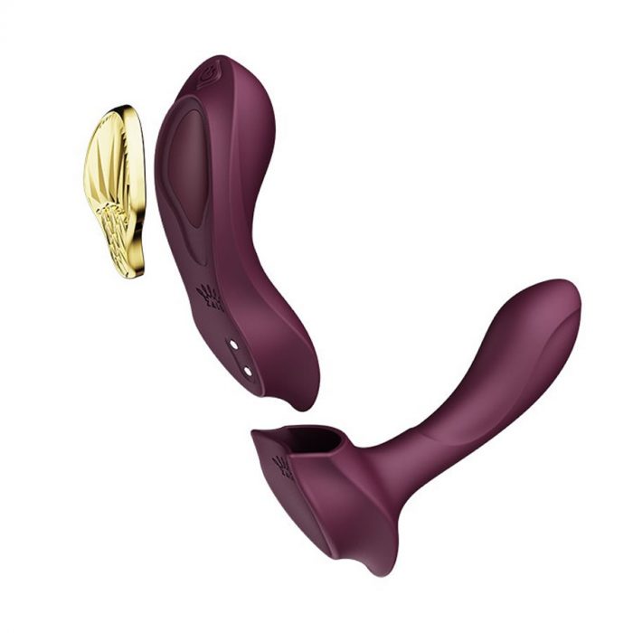 Zalo Aya vibrator z daljincem vijoličen