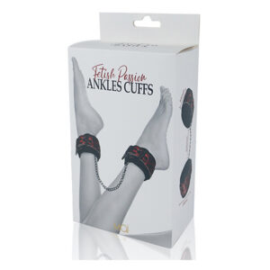 Lisice za gležnje BTB Fetish rdeče