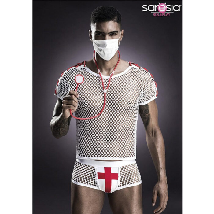 Moski kostumHot Doctor Saresia 3 Moški seksi kostum Hot Doctor