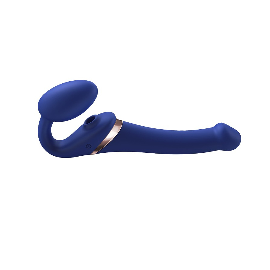 Strap on me Multi orgasm with licking stimulator blue s 1 Strap-on-me Multi orgasm Licking stimulator S