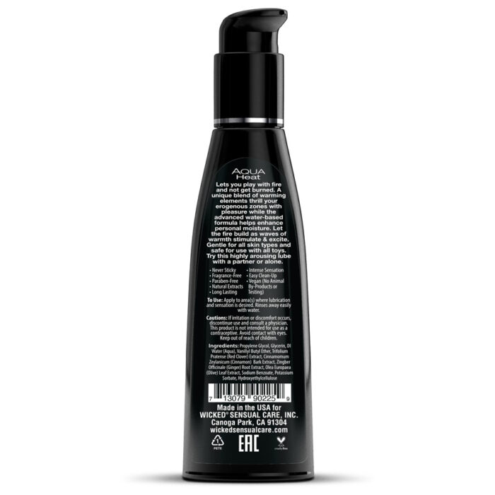 Lubrikant Wicked Aqua Heat 120 ml