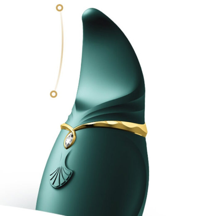 Zalo Hero Clitoral pulse wave massager green 7 Gibanje 2