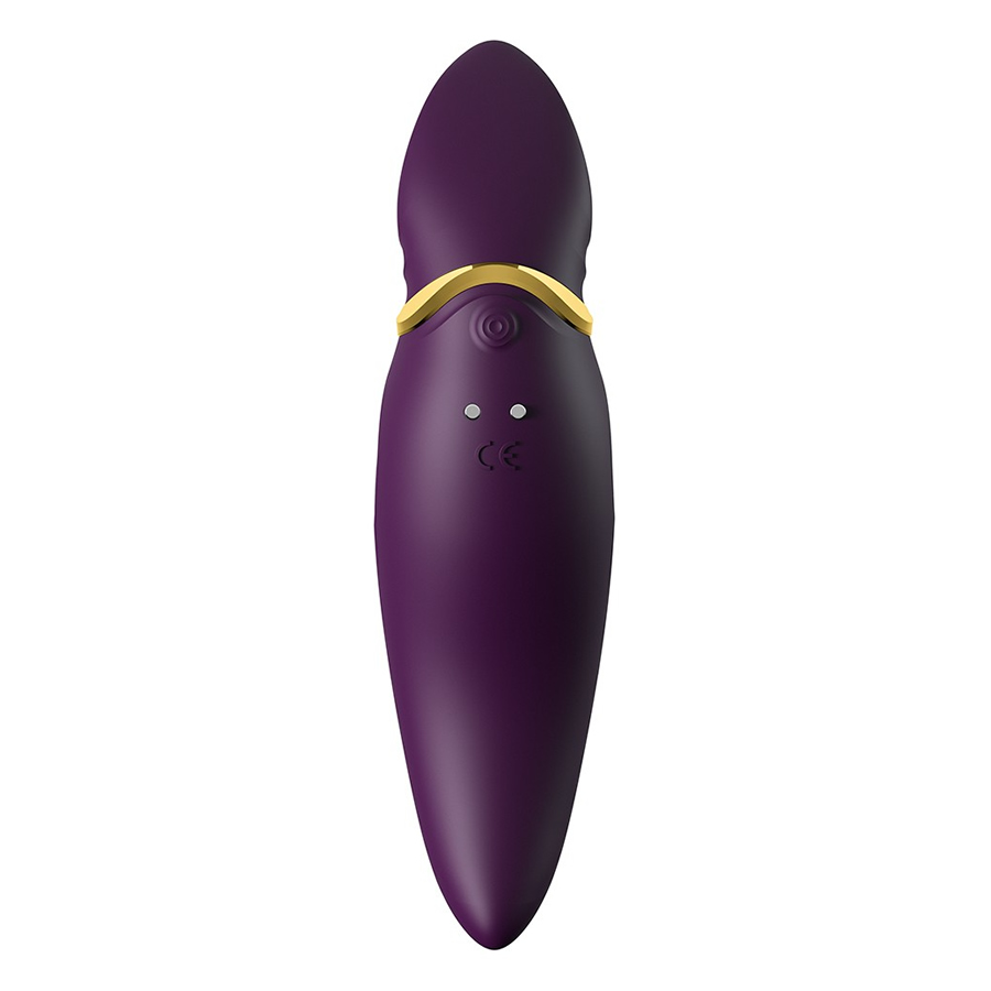 Zalo Hero Clitoral pulse wave massager purple 5 Hrbtna stran Hero purple