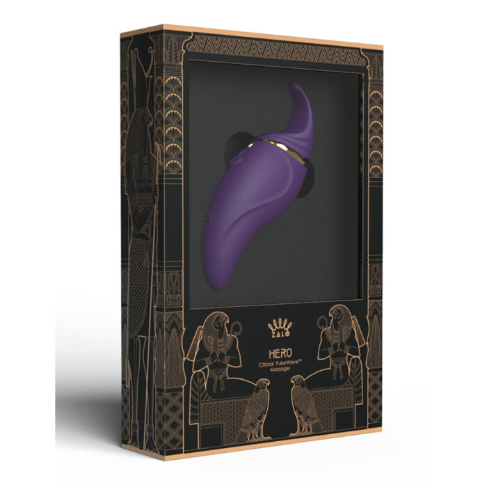 Zalo Hero Clitoral pulse wave massager purple 6 Embalaža Purple Hero