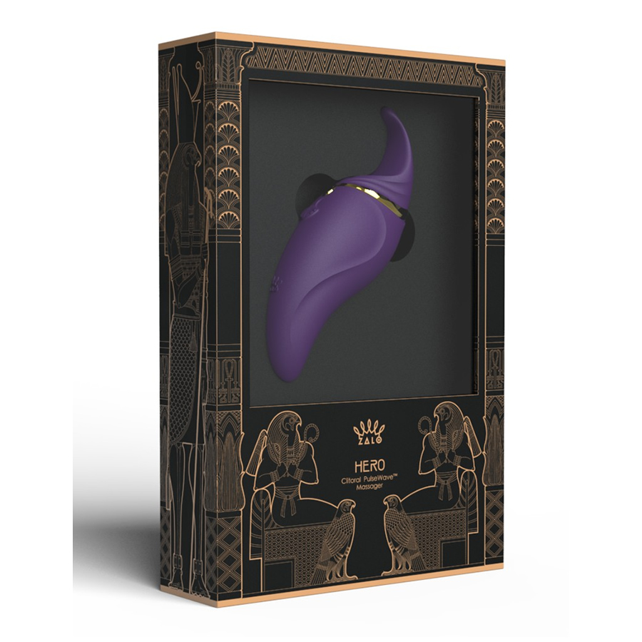 Zalo Hero Clitoral pulse wave massager purple 6 Embalaža Purple Hero