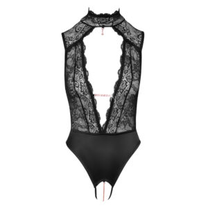 Čipkat bodi z razporkom & verižico