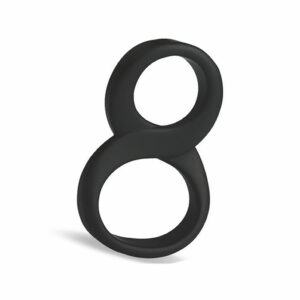 Dvojni obroček za penis 8 ball