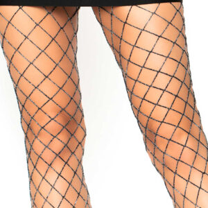 Mrežaste nogavice Diamond Lurex (9006)