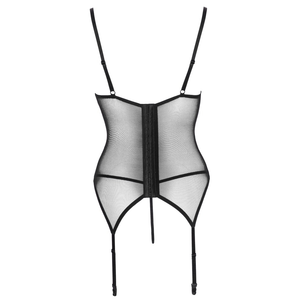 Korzet rdec wetlook s cipko Cottelli lingerie 5 Top Cottelli lingerie