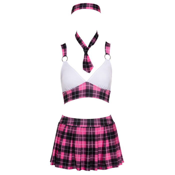 Kostum za solarko roza Cottelli party 4 Kostum za šolarko Cottelli Party pink