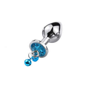 Kovinski analni čep s povodcem mali