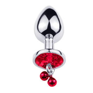 Kovinski analni čep s povodcem veliki