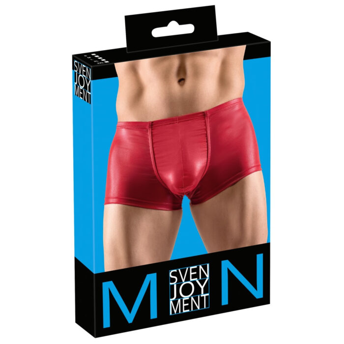 Moške bokserke wetlook rdeče Svenjoyment
