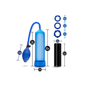 Črpalka za penis v setu Quicky go Big