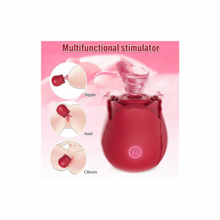 Sesalni stimulator Flower suction 3 Sesalni stimulator za klitoris Rose Flower