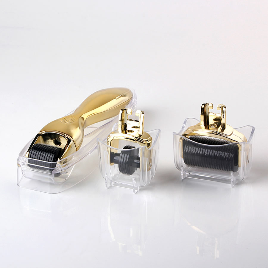 Set Wartenbergovih kolesc Microneedle Derma Roller 3 Set Wartenbergvih kolesc 3v1 Microneedle Roller