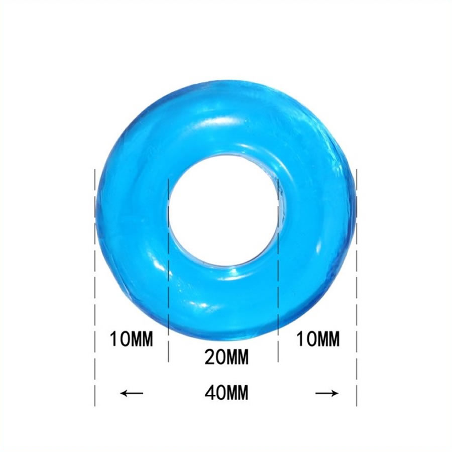 Set obrockov za penis Crystal 4 Set obročkov za penis Crystal