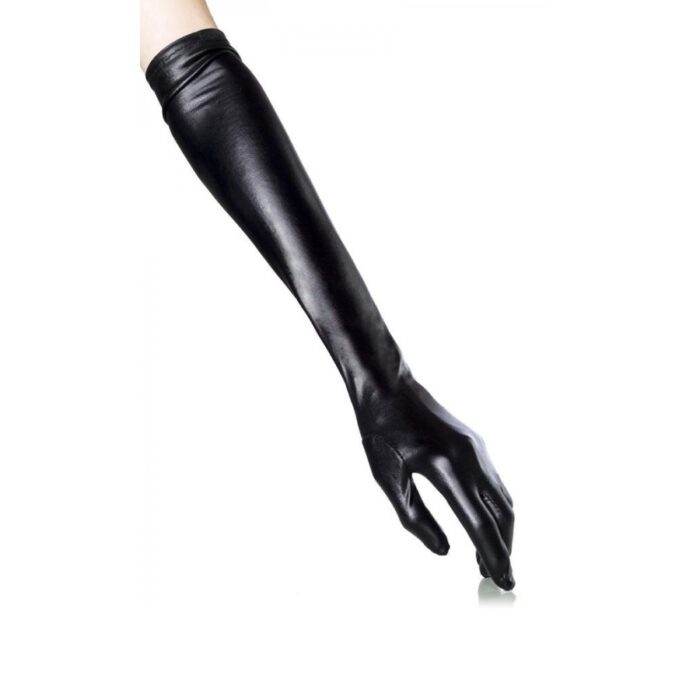 Wetlook rokavice dolge 1 Dolge rokavice iz sijočega wetlooka