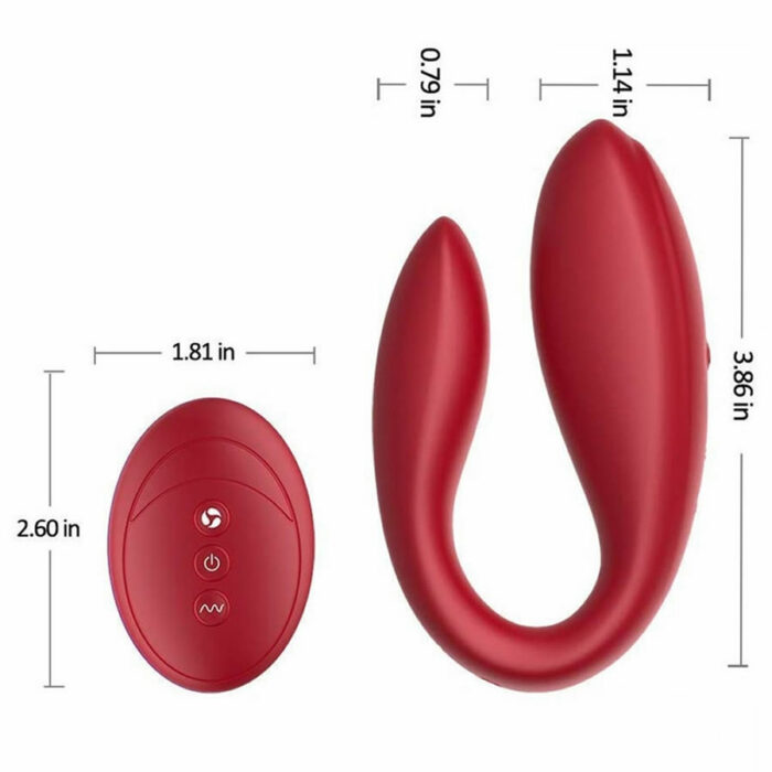 Double Flying remote couples vibrator 3 Vibrator za pare Double Flying remote
