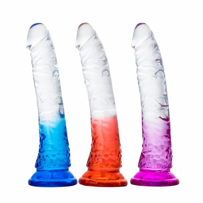 Jelly dildo Double color Dildo Double color jelly